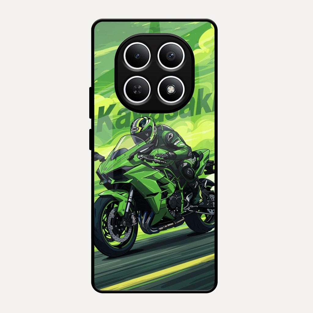 Super Sports Bike Glass Case Cover For Redmi Note 15 5G