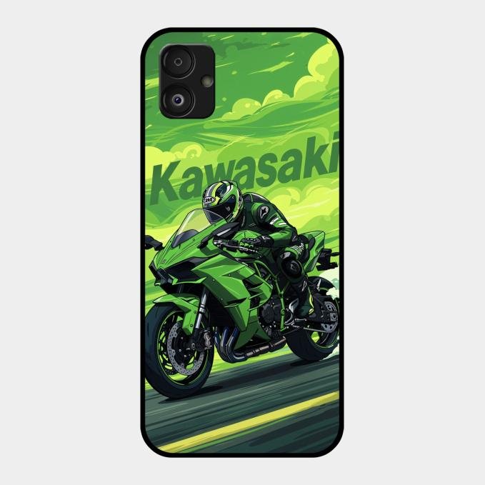 Super Sports Bike Glass Case Cover For Samsung Galaxy F14 5G