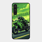 Super Sports Bike Glass Case Cover For Samsung Galaxy M35 5G