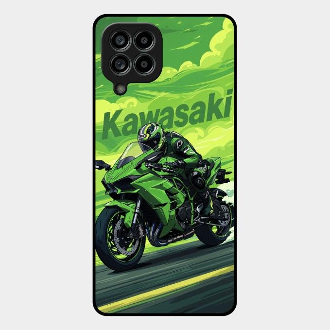 Super Sports Bike Glass Case Cover For Samsung Galaxy M53 5G
