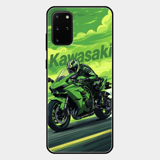 Super Sports Bike Glass Case Cover For Samsung Galaxy S20 Plus