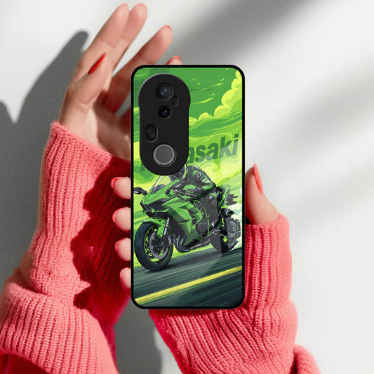 Super Sports Bike Glass Case Cover For Vivo