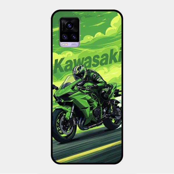 Super Sports Bike Glass Case Cover For Vivo V20