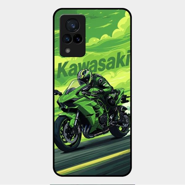 Super Sports Bike Glass Case Cover For Vivo V21 5G
