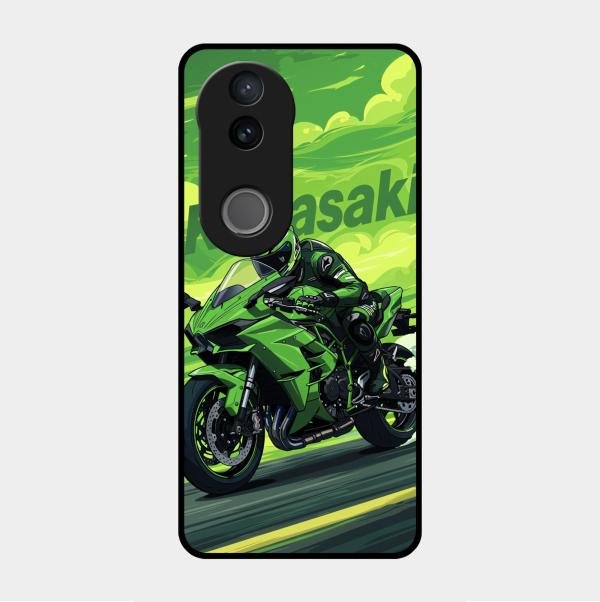 Super Sports Bike Glass Case Cover For Vivo V50 5G