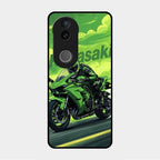 Super Sports Bike Glass Case Cover For Vivo V50 5G