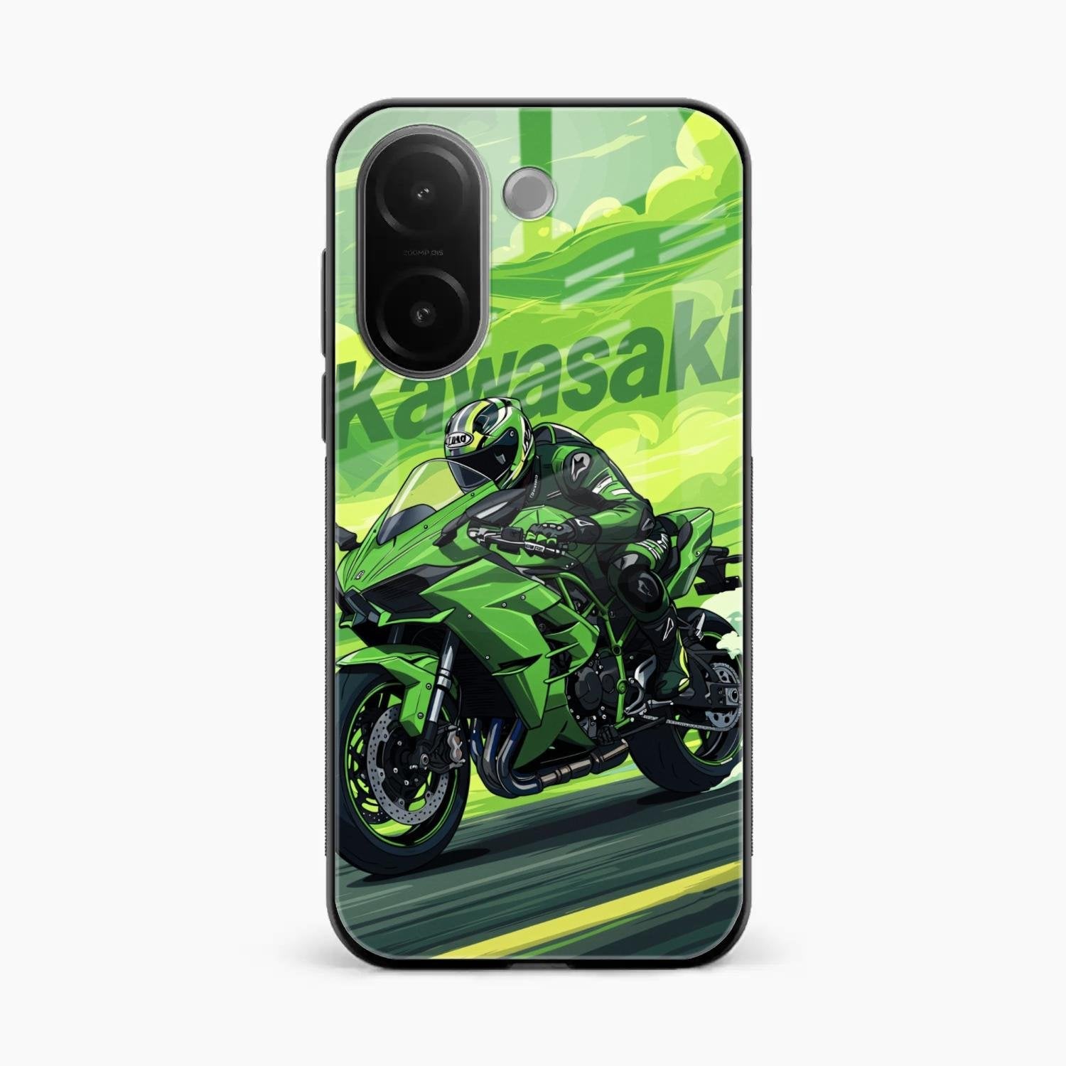 Super Sports Bike Glass Case Cover For Vivo V60e 5G