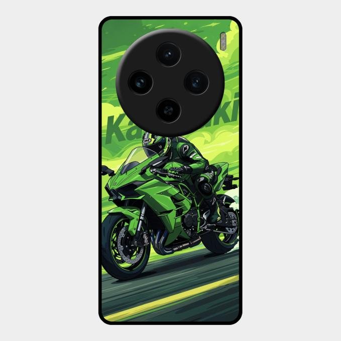Super Sports Bike Glass Case Cover For Vivo X100 5G