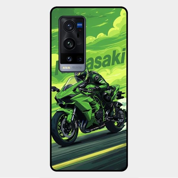 Super Sports Bike Glass Case Cover For Vivo X60 Pro Plus 5G