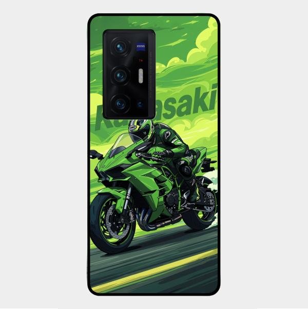 Super Sports Bike Glass Case Cover For Vivo X70 Pro Plus 5G
