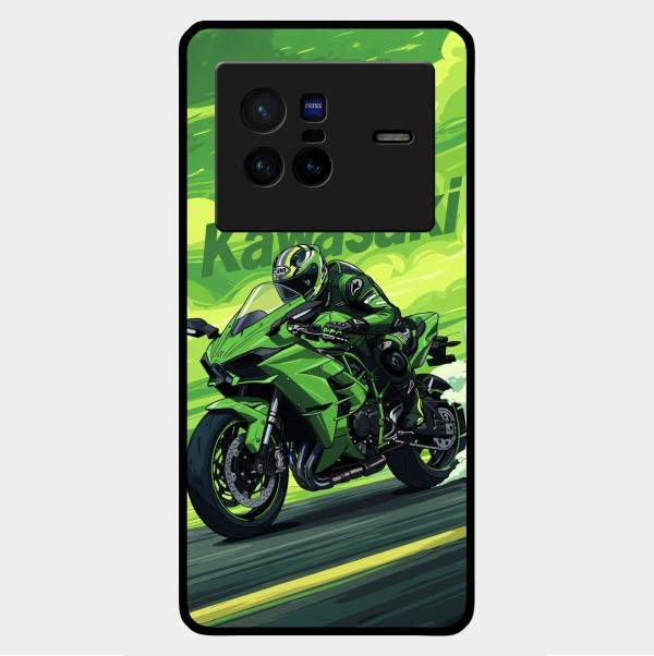 Super Sports Bike Glass Case Cover For Vivo X80 5G