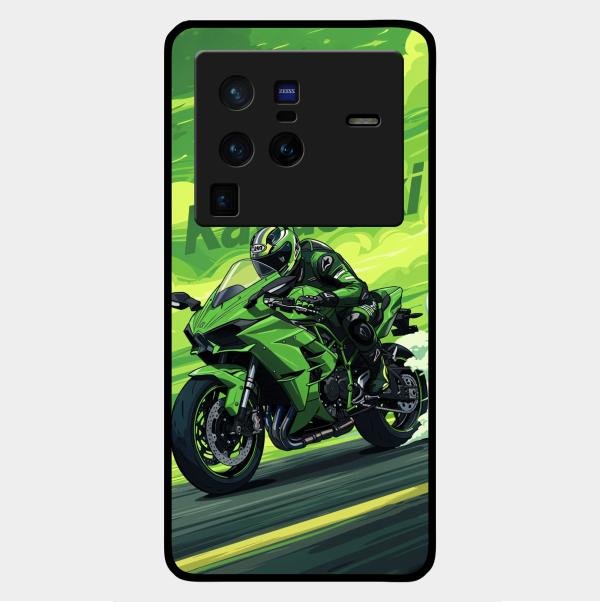 Super Sports Bike Glass Case Cover For Vivo X80 Pro 5G