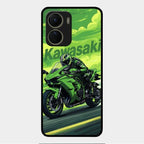 Super Sports Bike Glass Case Cover For Vivo Y16