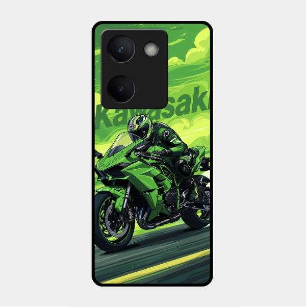 Super Sports Bike Glass Case Cover For Vivo Y200 Pro 5G