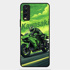 Super Sports Bike Glass Case Cover For Vivo Y20T