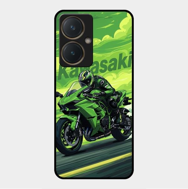 Super Sports Bike Glass Case Cover For Vivo Y27