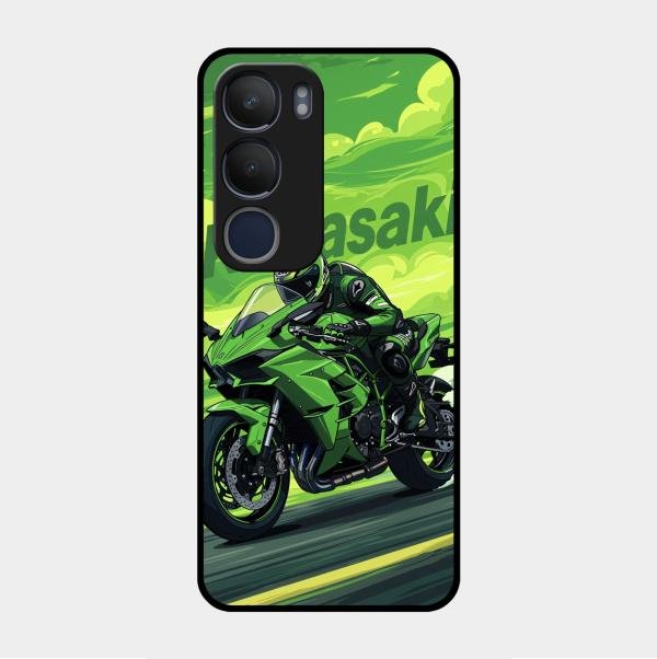 Super Sports Bike Glass Case Cover For Vivo Y29 5G