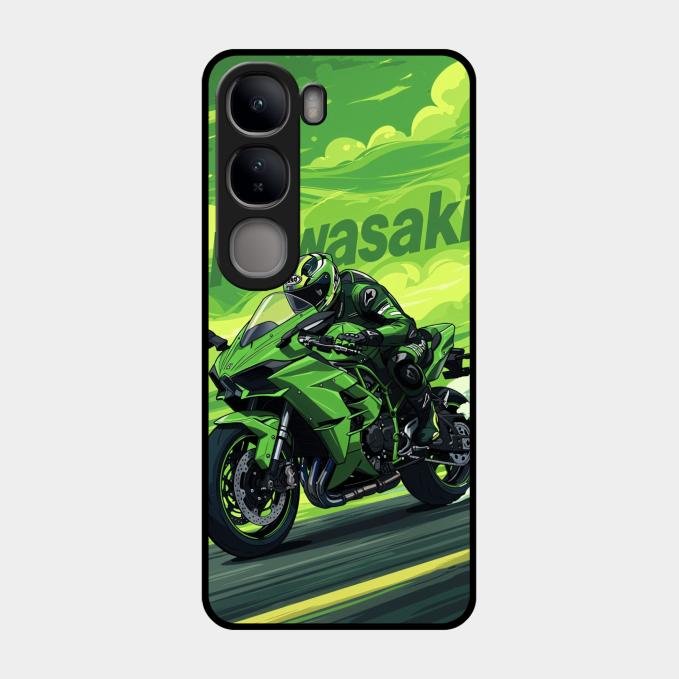 Super Sports Bike Glass Case Cover For Vivo Y300 5G