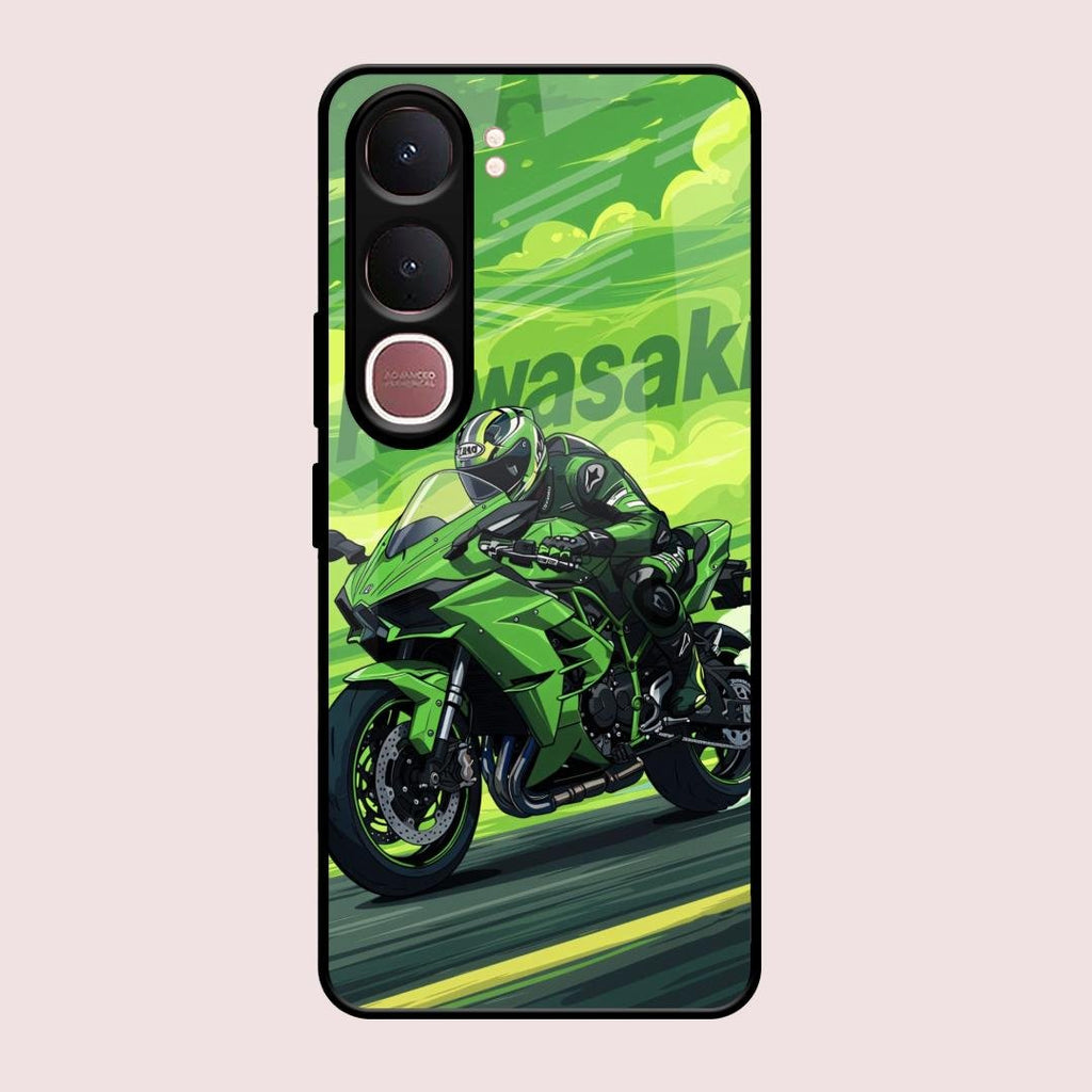 Super Sports Bike Glass Case Cover For Vivo Y31 5G