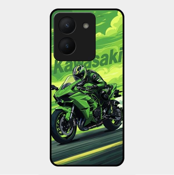 Super Sports Bike Glass Case Cover For Vivo Y36