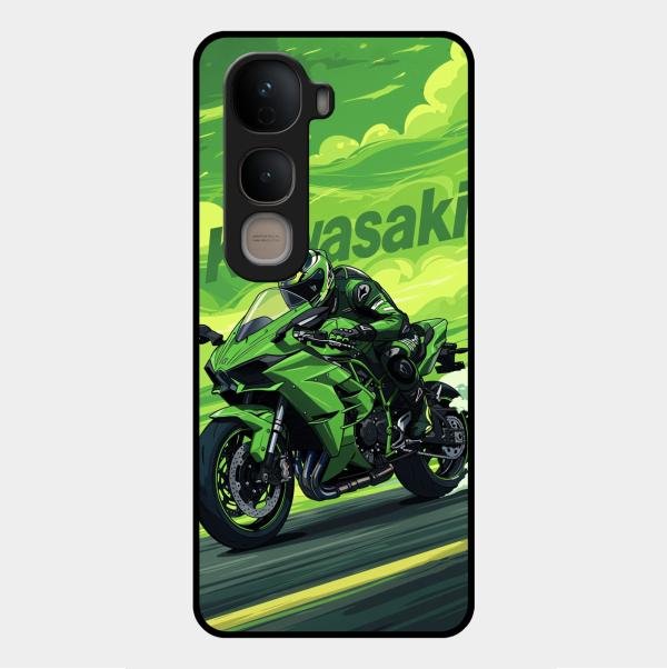 Super Sports Bike Glass Case Cover For Vivo Y400 5G