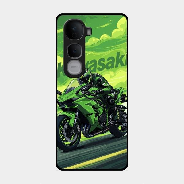 Super Sports Bike Glass Case Cover For Vivo Y400 Pro 5G