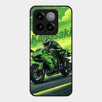 Super Sports Bike Glass Case Cover For Xiaomi 14 5G