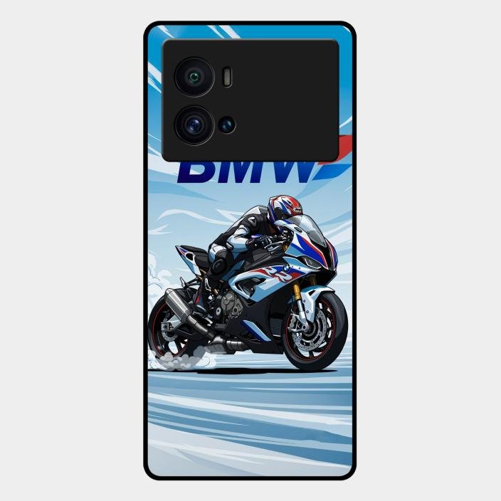 Super Sports Bike V2 Glass Case Cover For Iqoo 9 Pro 5G