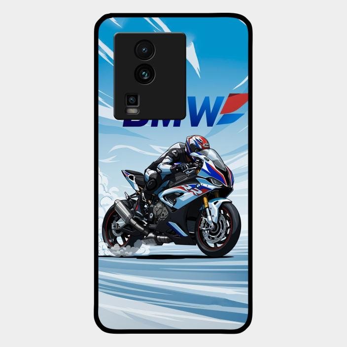 Super Sports Bike V2 Glass Case Cover For Iqoo Neo 7 5G