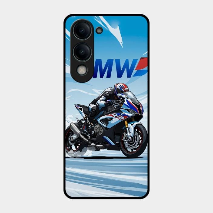 Super Sports Bike V2 Glass Case Cover For Iqoo Z10 Lite