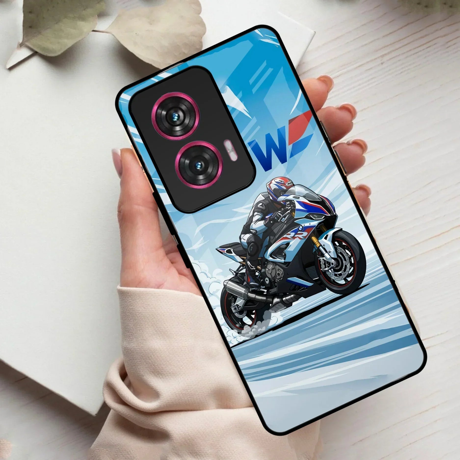 Super Sports Bike V2 Glass Case Cover For Motorola - ShopOnCliQ