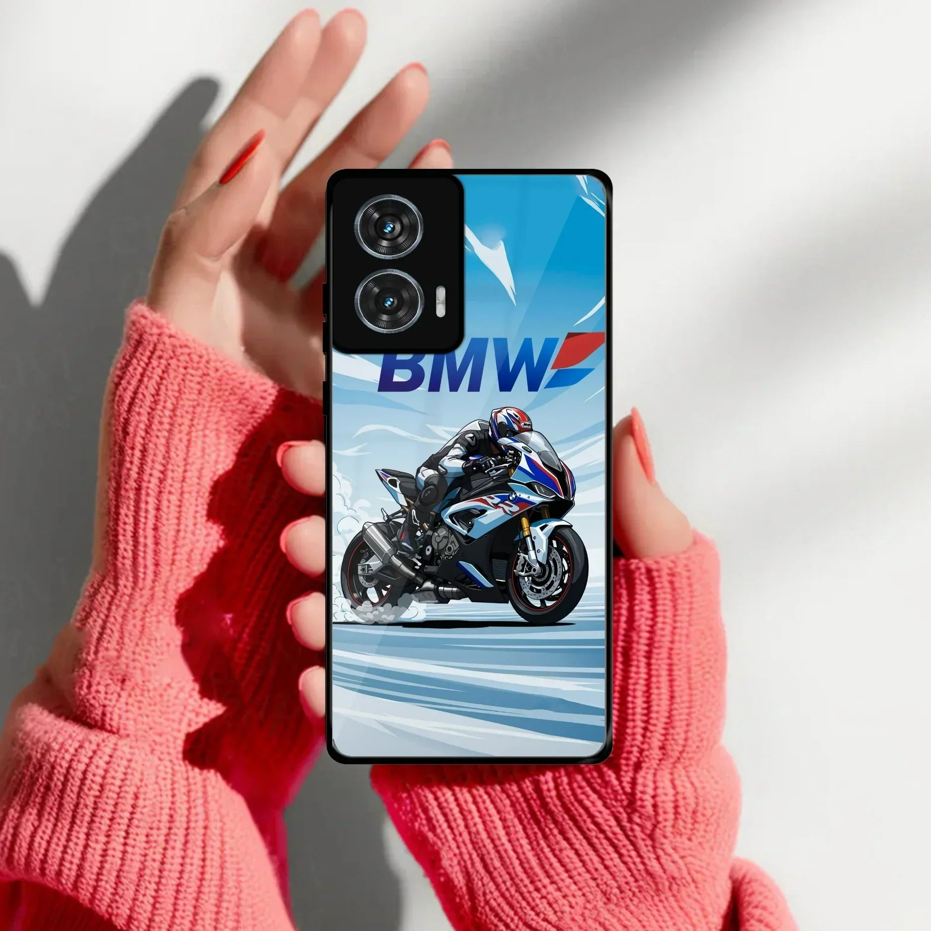 Super Sports Bike V2 Glass Case Cover For Motorola - ShopOnCliQ