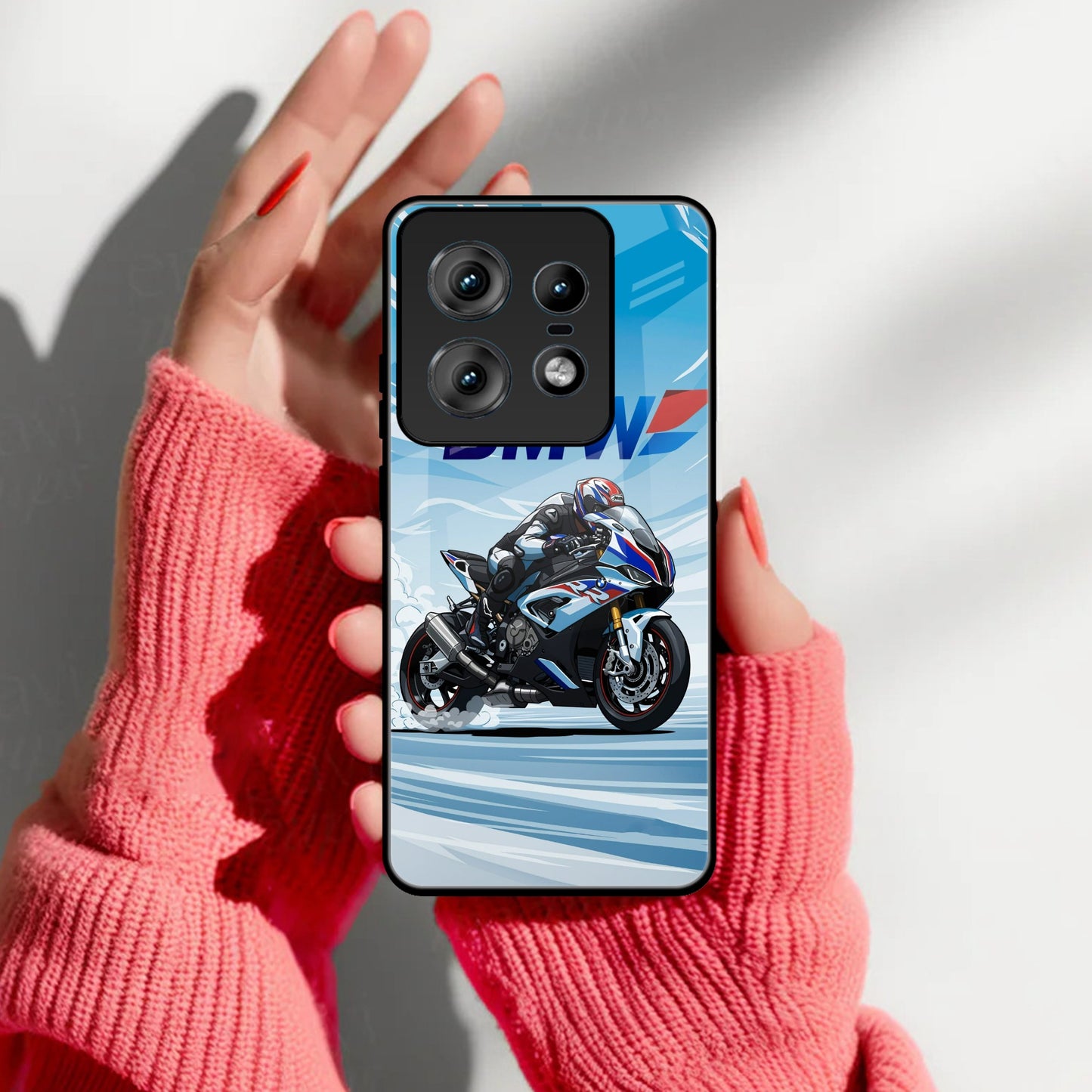 Super Sports Bike V2 Glass Case Cover For Motorola