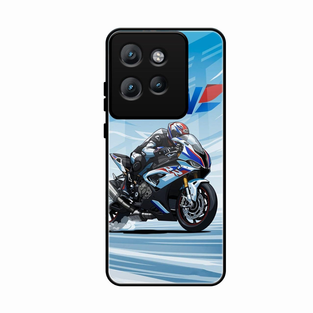 Super Sports Bike V2 Glass Case Cover For Motorola Edge 50