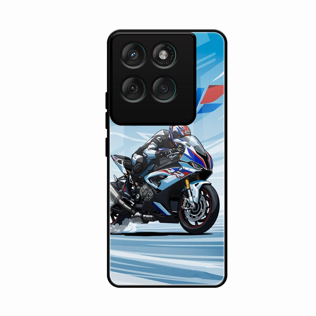 Super Sports Bike V2 Glass Case Cover For Motorola Edge 60 Pro 5G