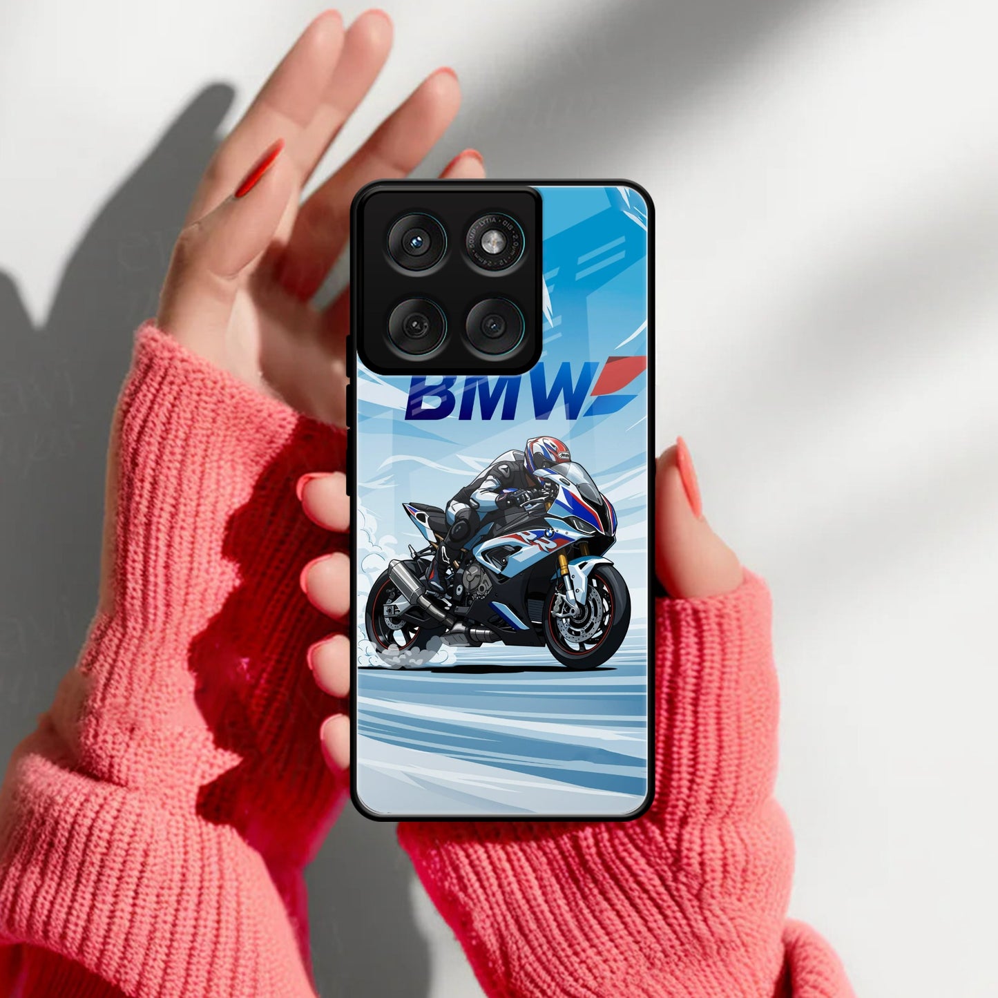 Super Sports Bike V2 Glass Case Cover For Motorola