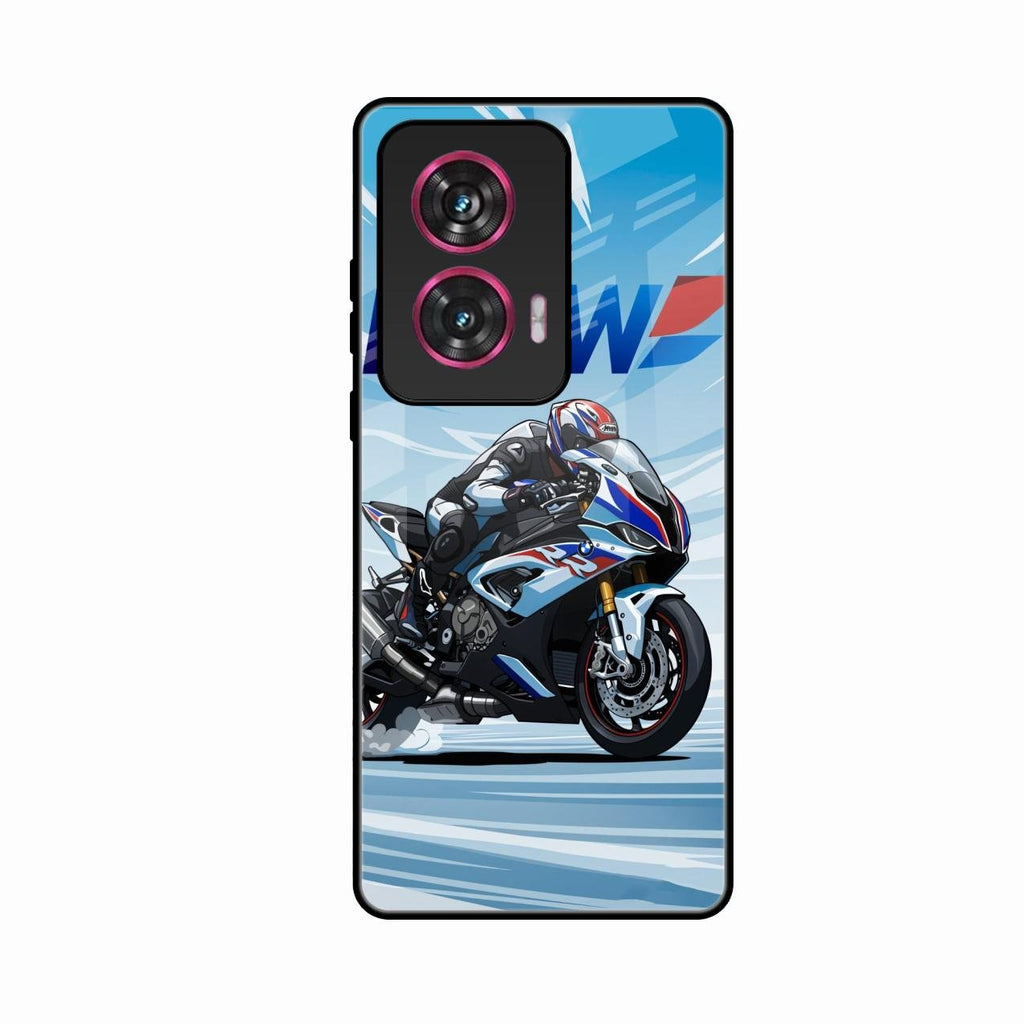 Super Sports Bike V2 Glass Case Cover For Motorola G85 5G