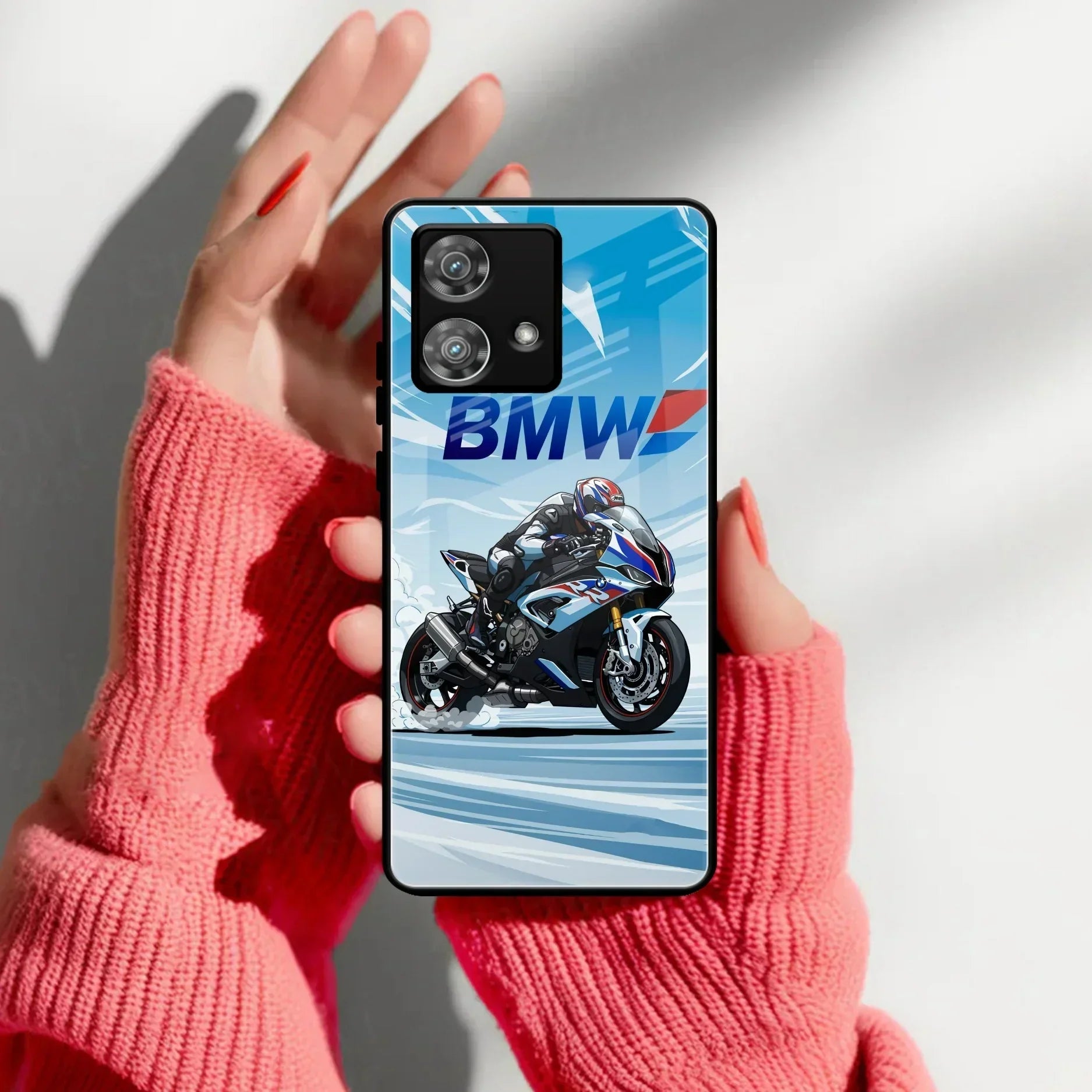 Super Sports Bike V2 Glass Case Cover For Motorola - ShopOnCliQ