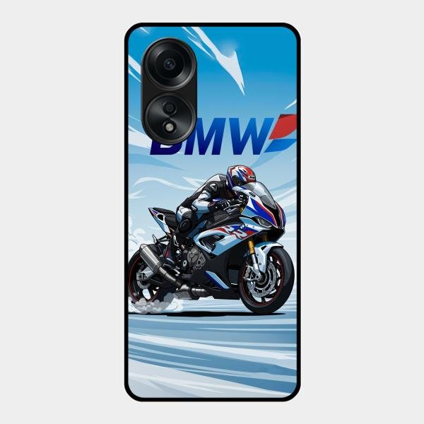 Super Sports Bike V2 Glass Case Cover For Oppo A58