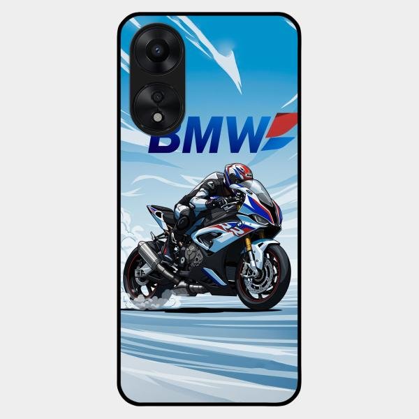 Super Sports Bike V2 Glass Case Cover For Oppo A78 5G