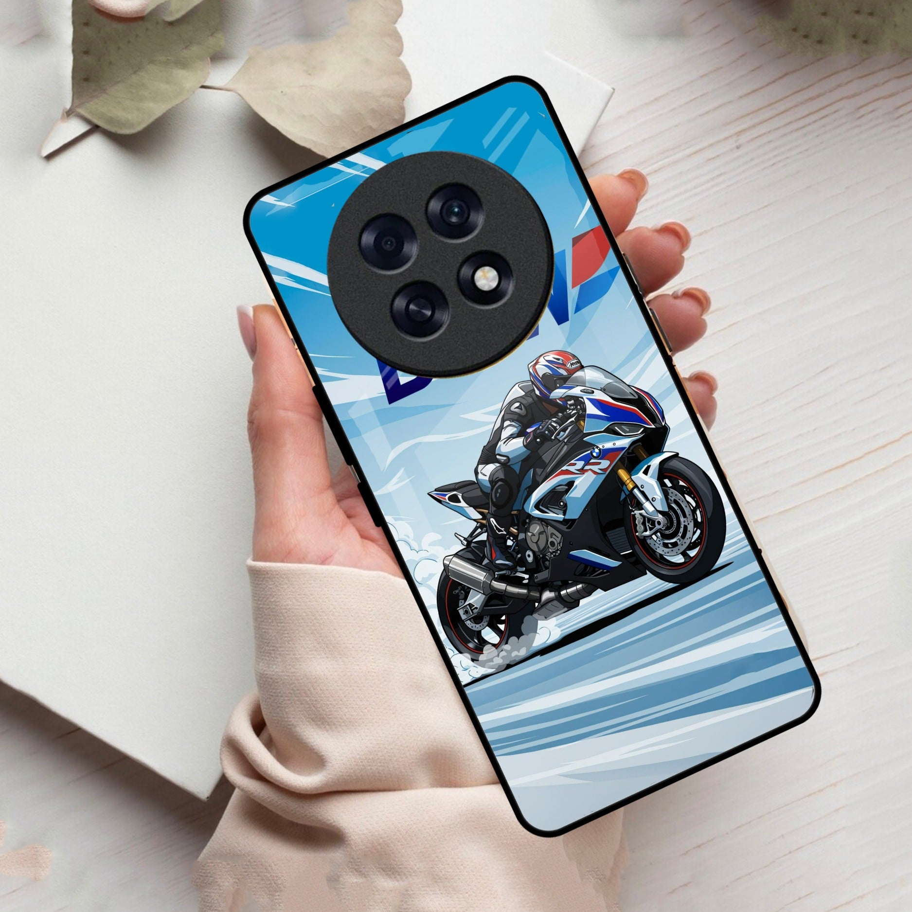 Super Sports Bike V2 Glass Case Cover For Oppo