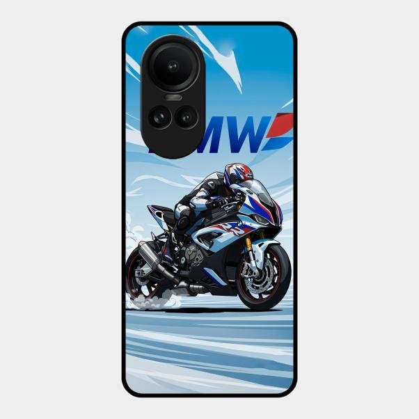 Super Sports Bike V2 Glass Case Cover For Oppo Reno 10 Pro 5G