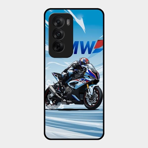 Super Sports Bike V2 Glass Case Cover For Oppo Reno 12 5G