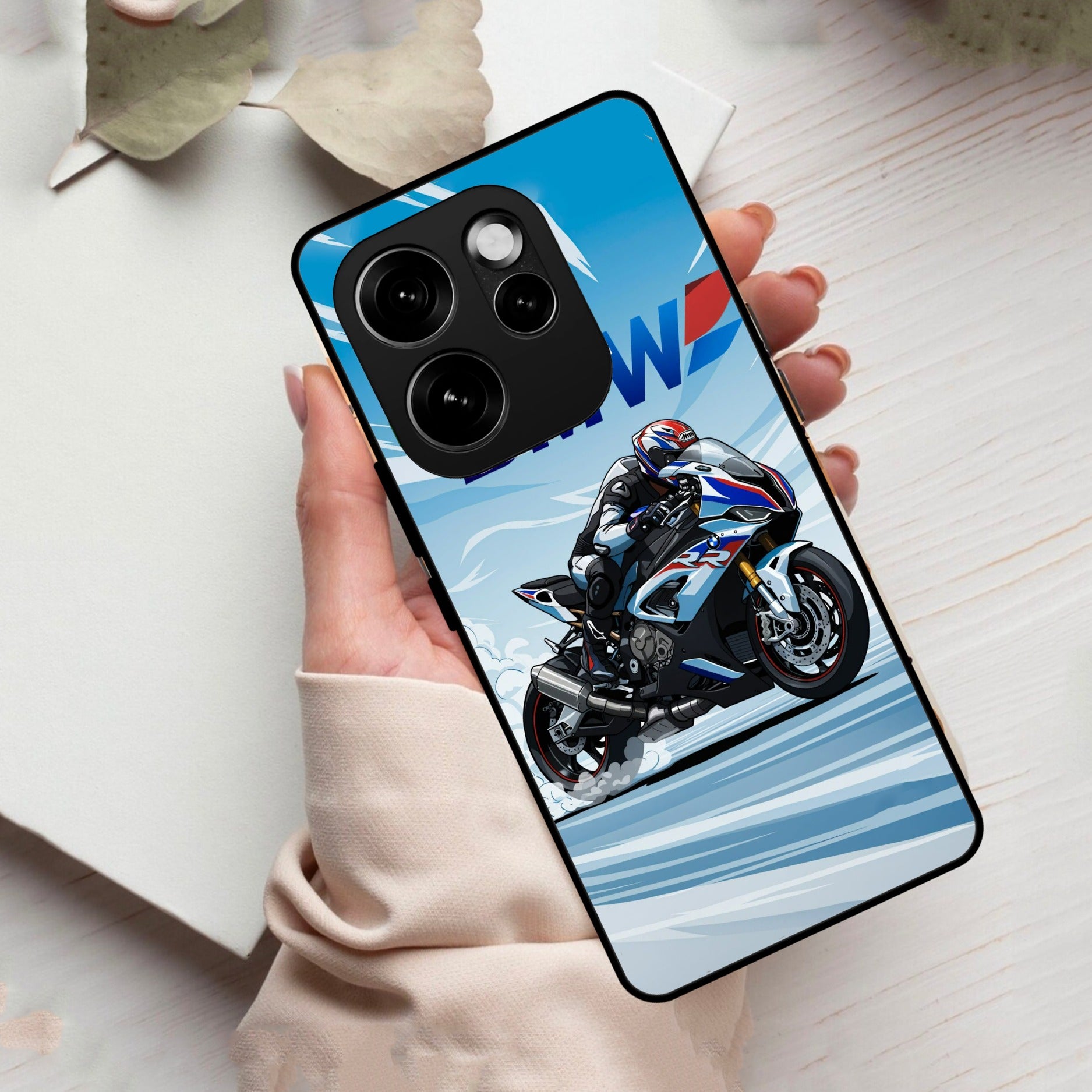 Super Sports Bike V2 Glass Case Cover For Oppo