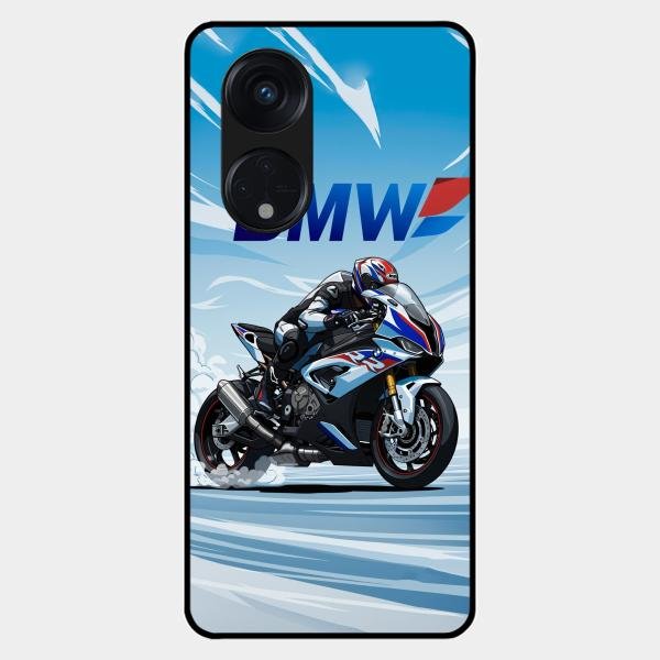 Super Sports Bike V2 Glass Case Cover For Oppo Reno 8T 5G