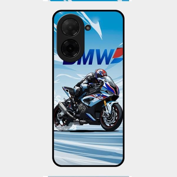 Super Sports Bike V2 Glass Case Cover For Poco C71