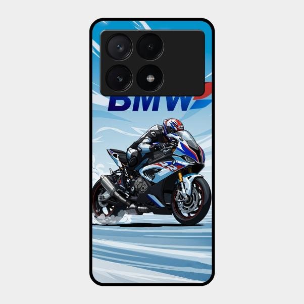 Super Sports Bike V2 Glass Case Cover For Poco X6 Pro 5G