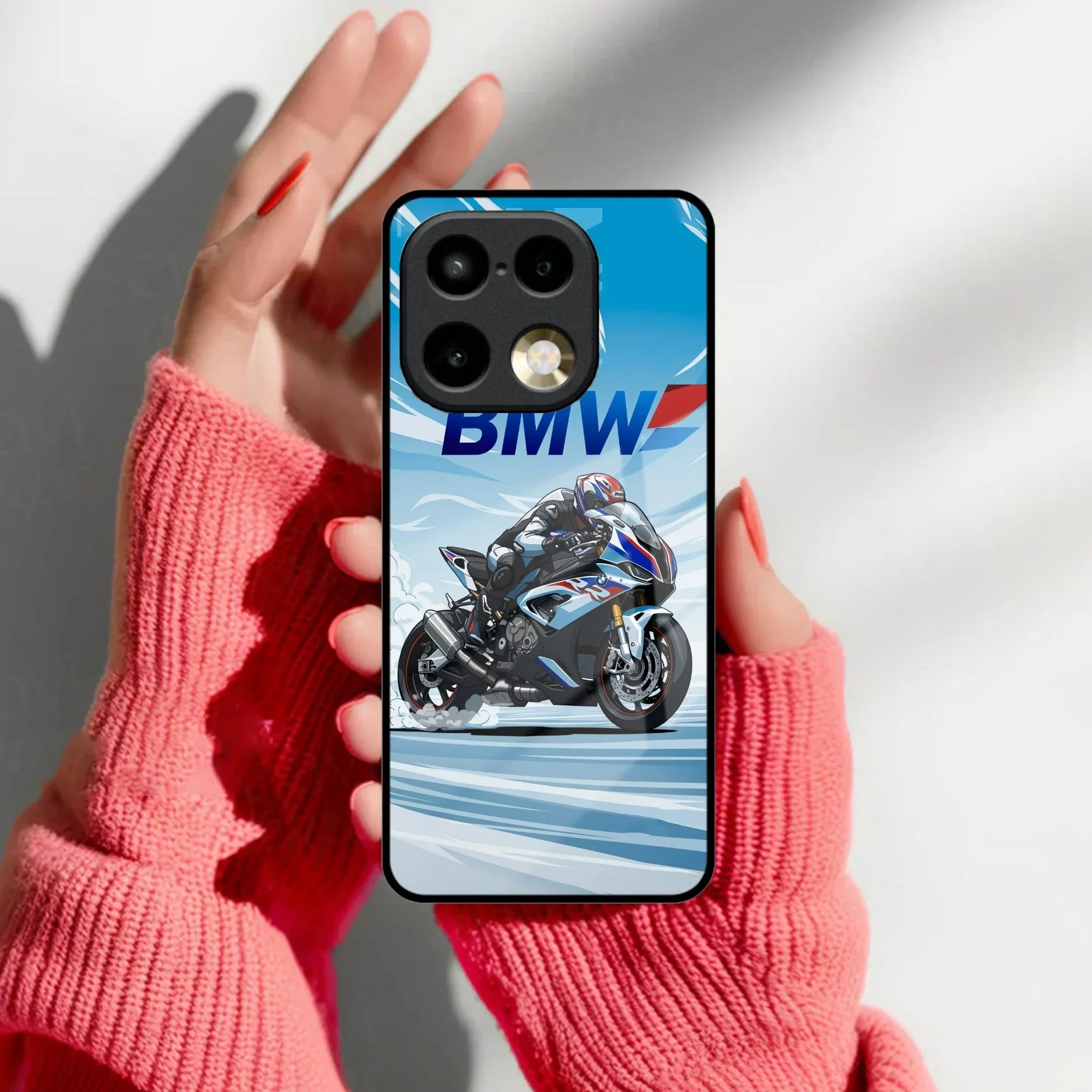 Super Sports Bike V2 Glass Case Cover For Realme 16 Pro Plus 5G
