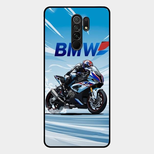 Super Sports Bike V2 Glass Case Cover For Redmi 9 Prime