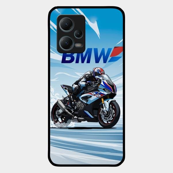 Super Sports Bike V2 Glass Case Cover For Redmi Note 12 5G
